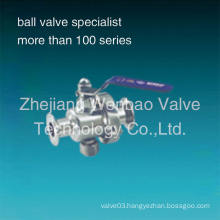 Stainless Steel 3PC Sanitary Ball Valve
